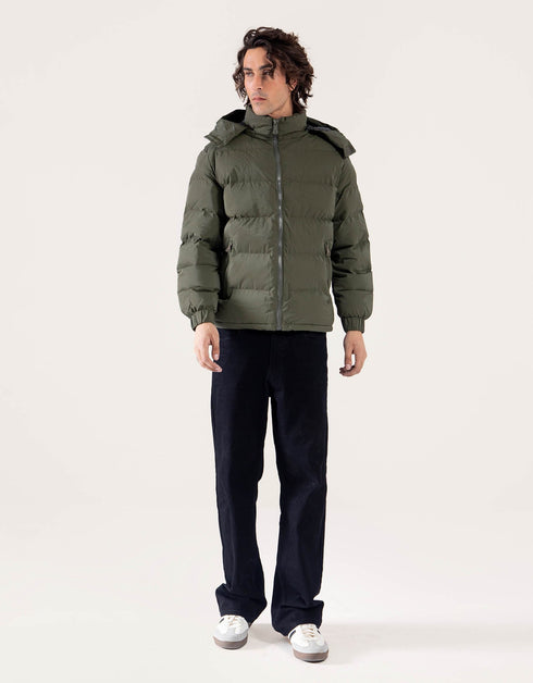 HOODED PUFFER JACKET